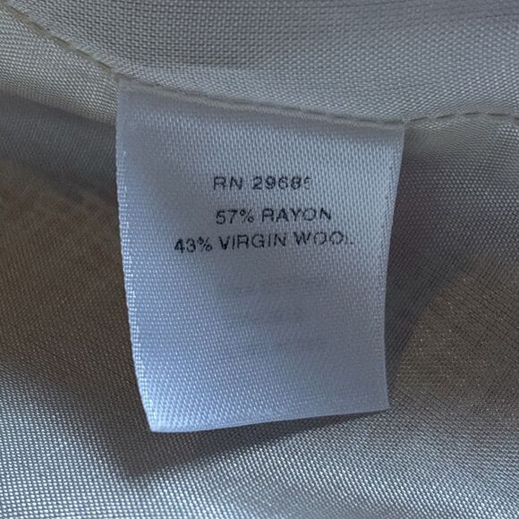 Vintage Pendleton Women’s  Plaid Rayon Wool Blazer Jacket Red/pink Tan Size 12 - Picture 9 of 10